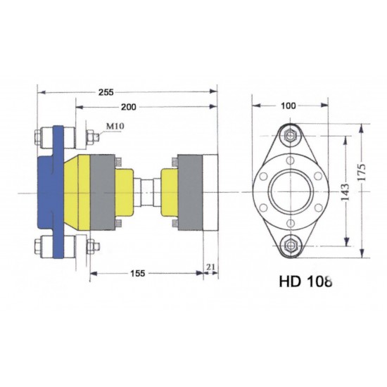 A-Flex C-V shaft HD108