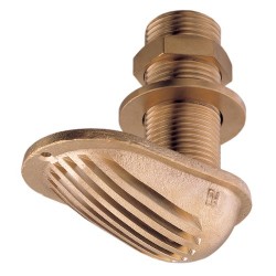 Round scoop brass skin fitting 1" BSP