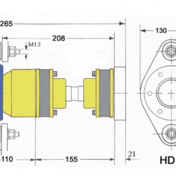 A-Flex C-V shaft HD113