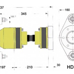 A-Flex C-V shaft HD125