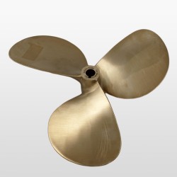 Propeller 3 blade manganese bronze type C-7 for planing and semi-planing vessels 17-30 knots