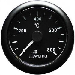 Exhaust gas temperature gauge black